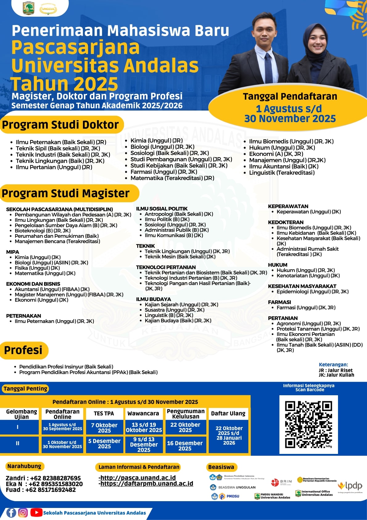 Iklan PMB Pascasarjana Genap 2025 OK 001 min