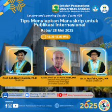 Webinar Tips Menyiapkan Manuskrip untuk Publikasi Internasional