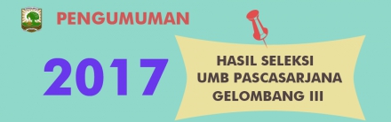 Jadwal Orientasi Mahasiswa Baru Program Pascasarjana Unand yang diterima pada Gelombang 3 khusus yang Multidisiplin/Interdisiplin Tahun Akademik 2017/2018