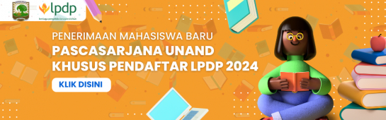 Penerimaan Mahasiswa Baru Pascasarjana Universitas Andalas Khusus Pendaftar Beasiswa LPDP 2024