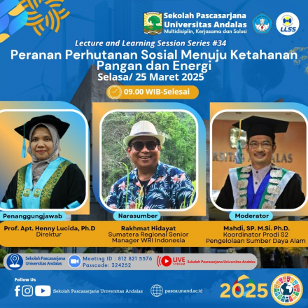Webinar Peranan Perhutanan Sosial Menuju Ketahanan Pangan dan Energi