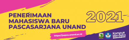 Penerimaan Mahasiswa Baru Pascasarjana Universitas Andalas Tahun 2021