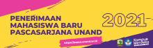 Penerimaan Mahasiswa Baru Pascasarjana Universitas Andalas Tahun 2021